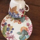 Coffee service in porcelain stamped Duchess