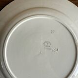 Round flat iron earth dish Badonviller Tunis