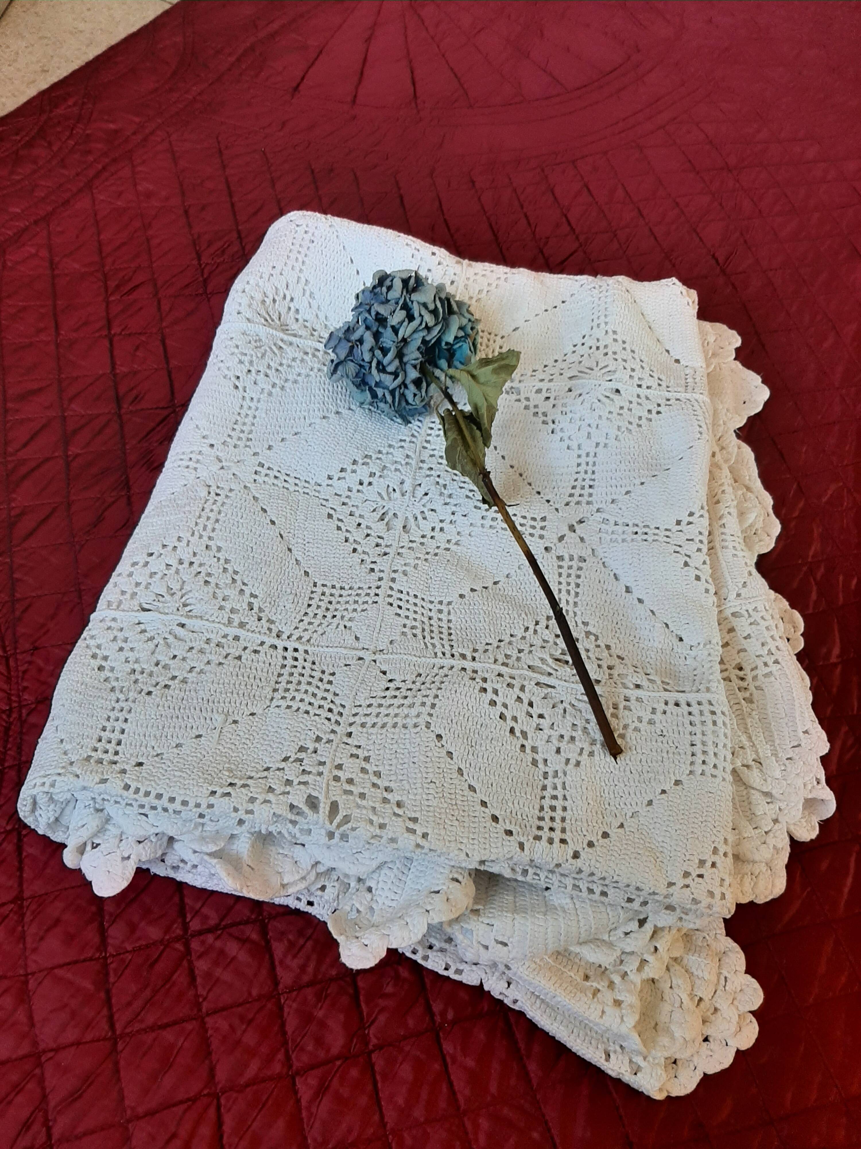 Dessus de lit au crochet