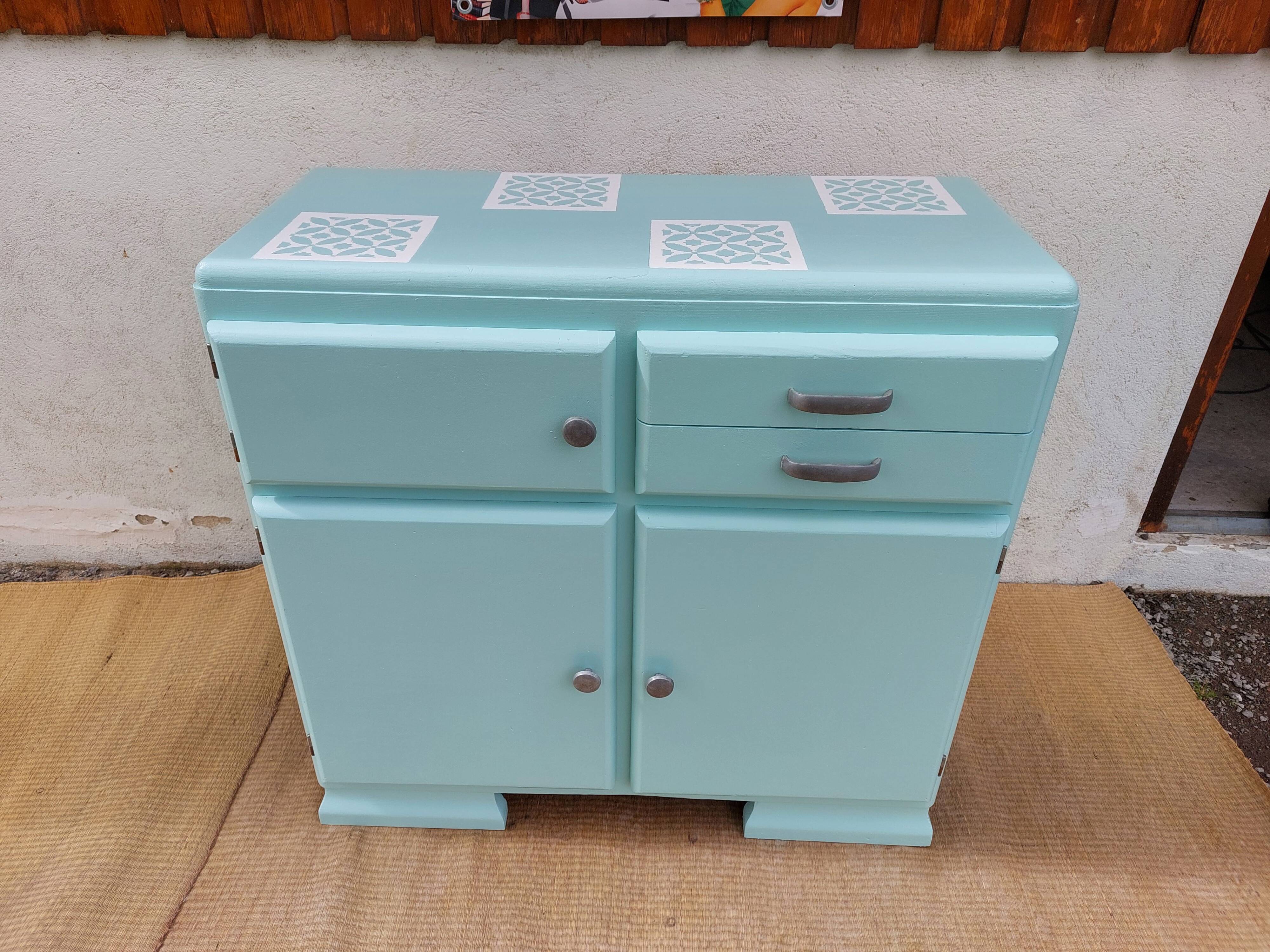 buffet Mado polished, marble top