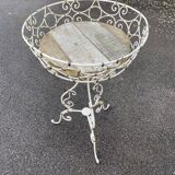 Wrought iron planter