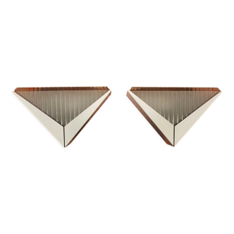 Pair of stilnovo wall lamps