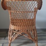 Rattan armchair