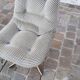 3 rotating vintage armchairs