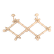 Napoleon III bamboo accordion coat rack 19th century
