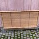 Scandinavian headboard in bamboo, rattan, and wicker 1990 140cm