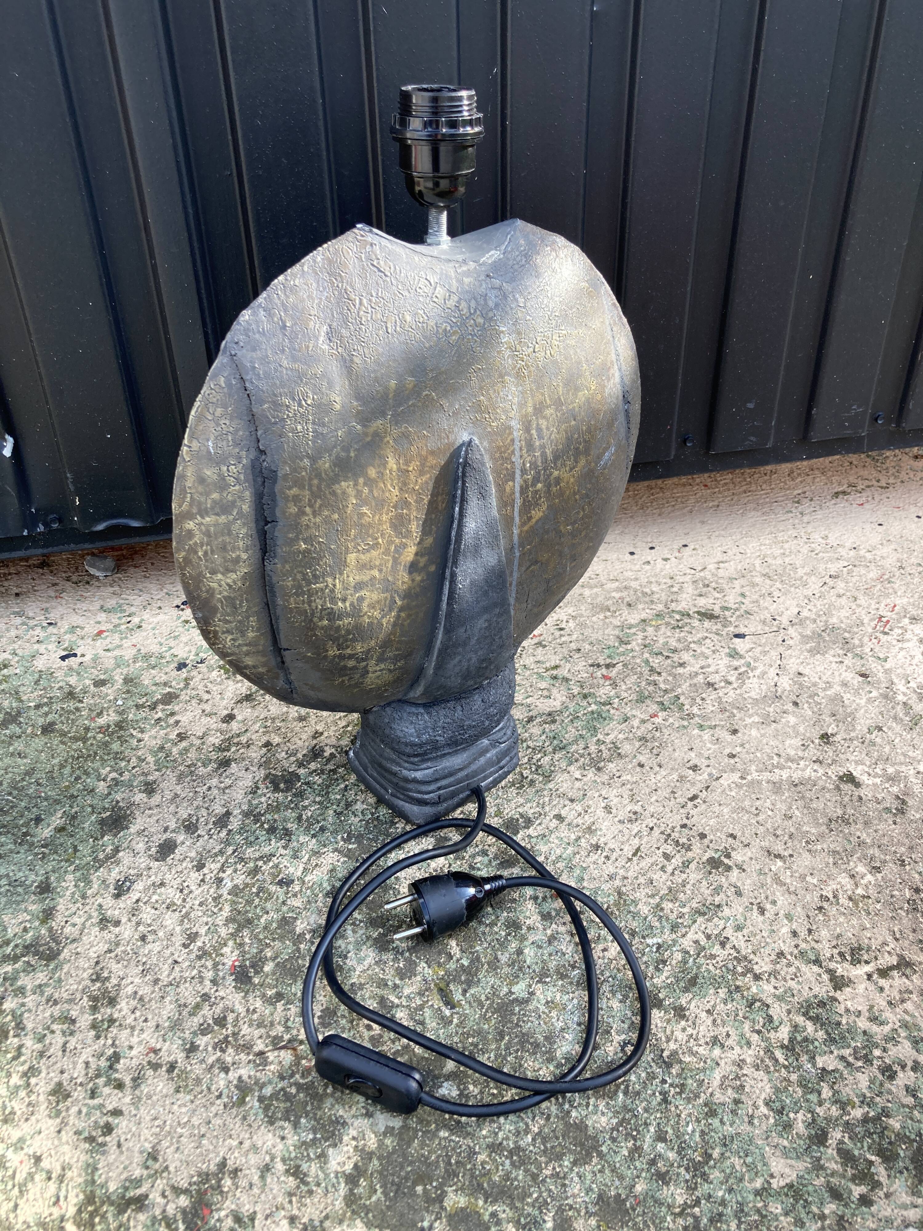 Lamp foot - ceramic - 70s