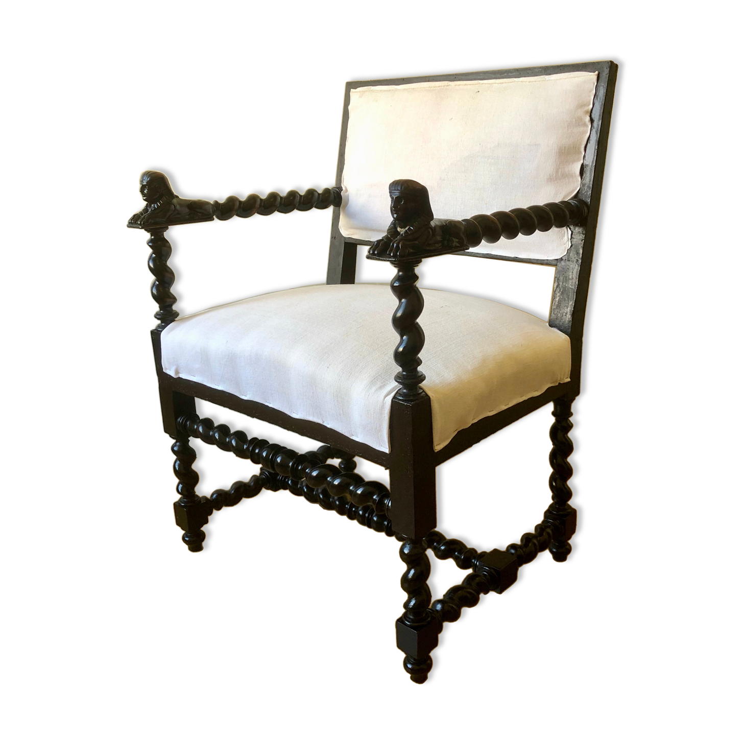 Louis XIII style arm chair