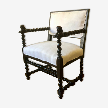 Louis XIII style arm chair