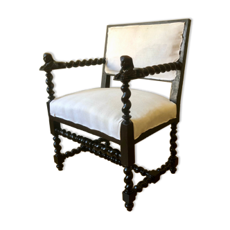 Louis XIII style arm chair