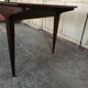 Scandinavian dining table in rosewood