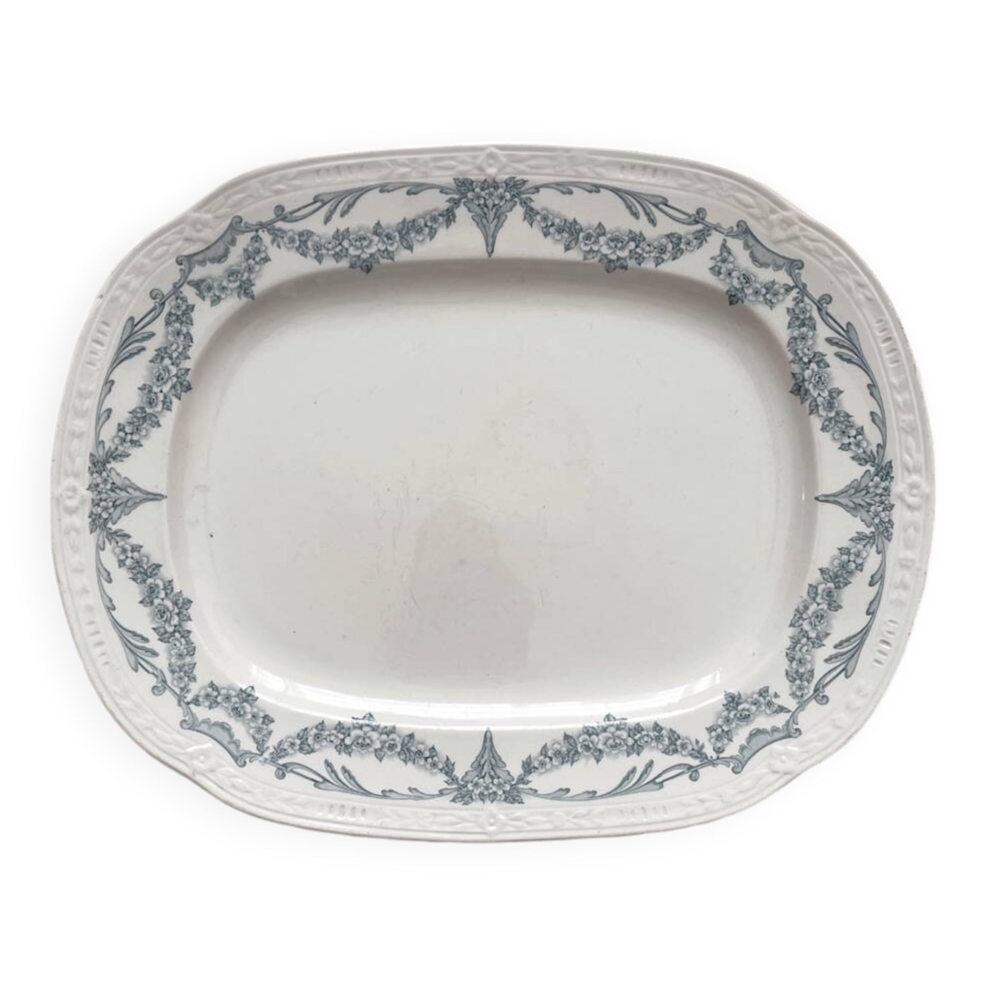 Iron earth dish “Louis XVI” U&C Sarreguemines