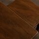 Vintage Oak Nesting Tables (Set of 3) – Rustic Modernist Side Tables, 1970s