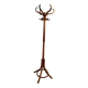Vintage parrrot coat rack