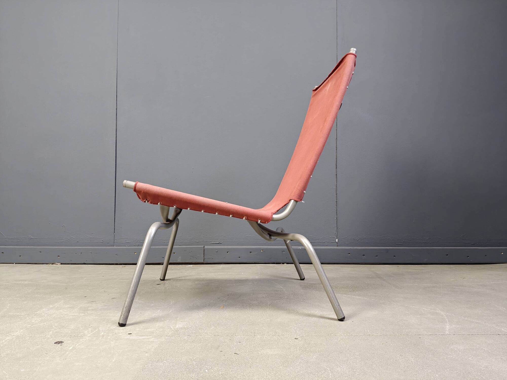 Vintage crossed legged lounge chair by Fabiaan Van Severen, 1990s