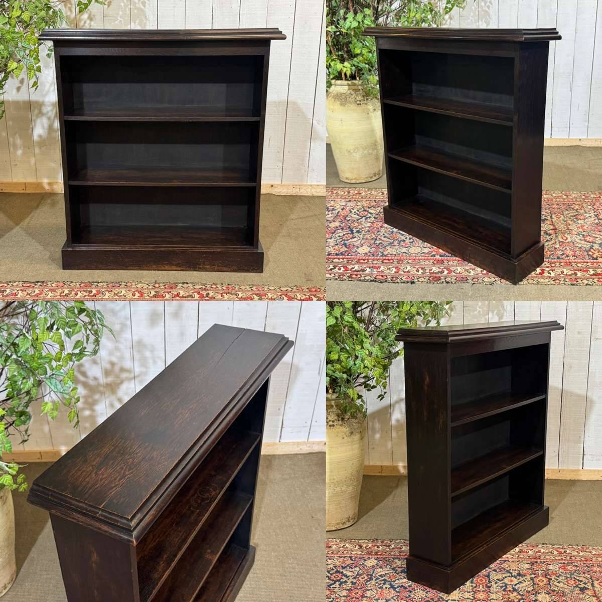 1930s oak bookshelf unit