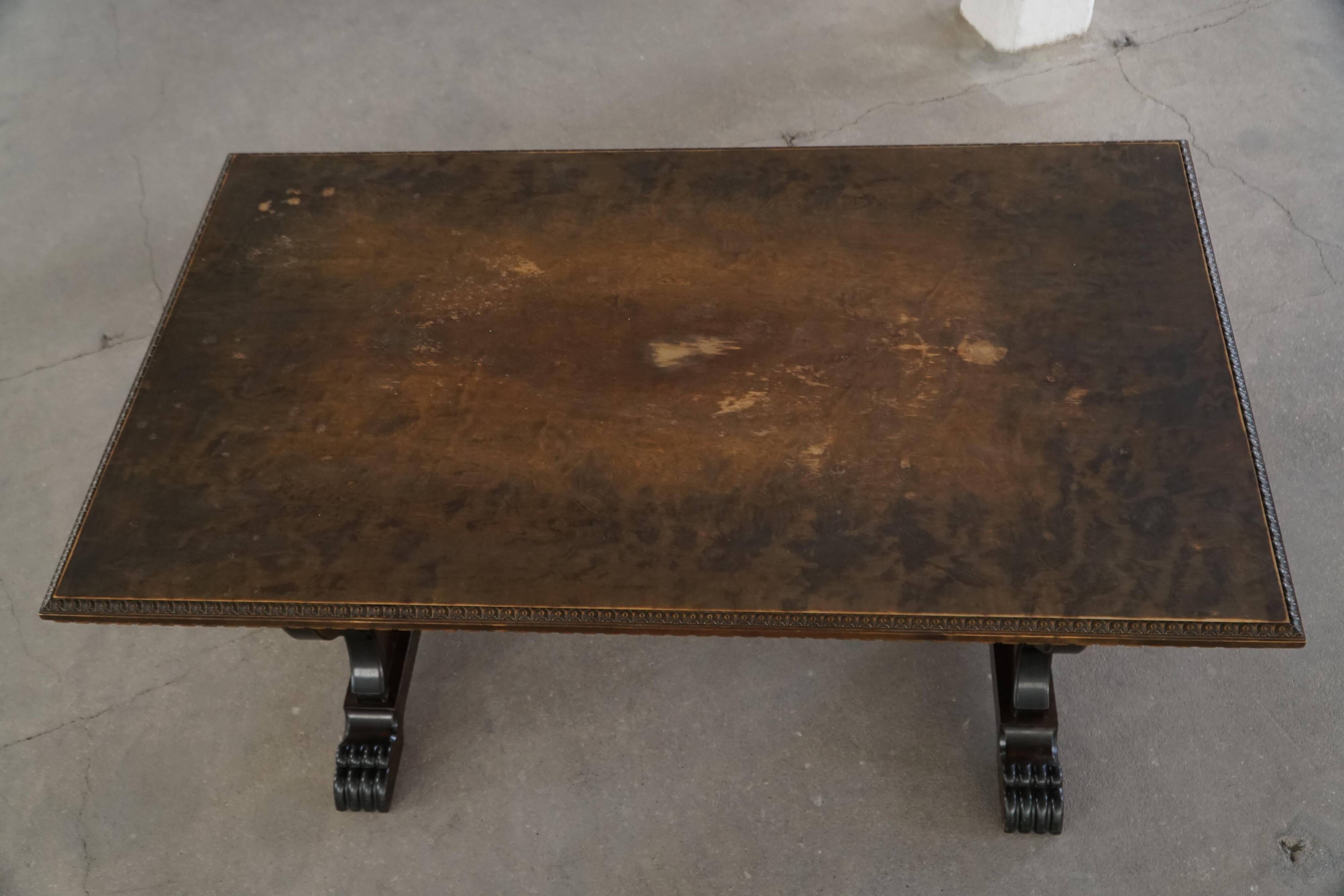 Axel Einar Hjorth, Table à manger en bouleau, Style Swedish Grace, Bodafors, années 1930