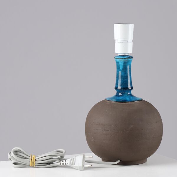 Lampe de table Nils Kahler en céramique Herman A. Kähler, Danemark, 1960 signée