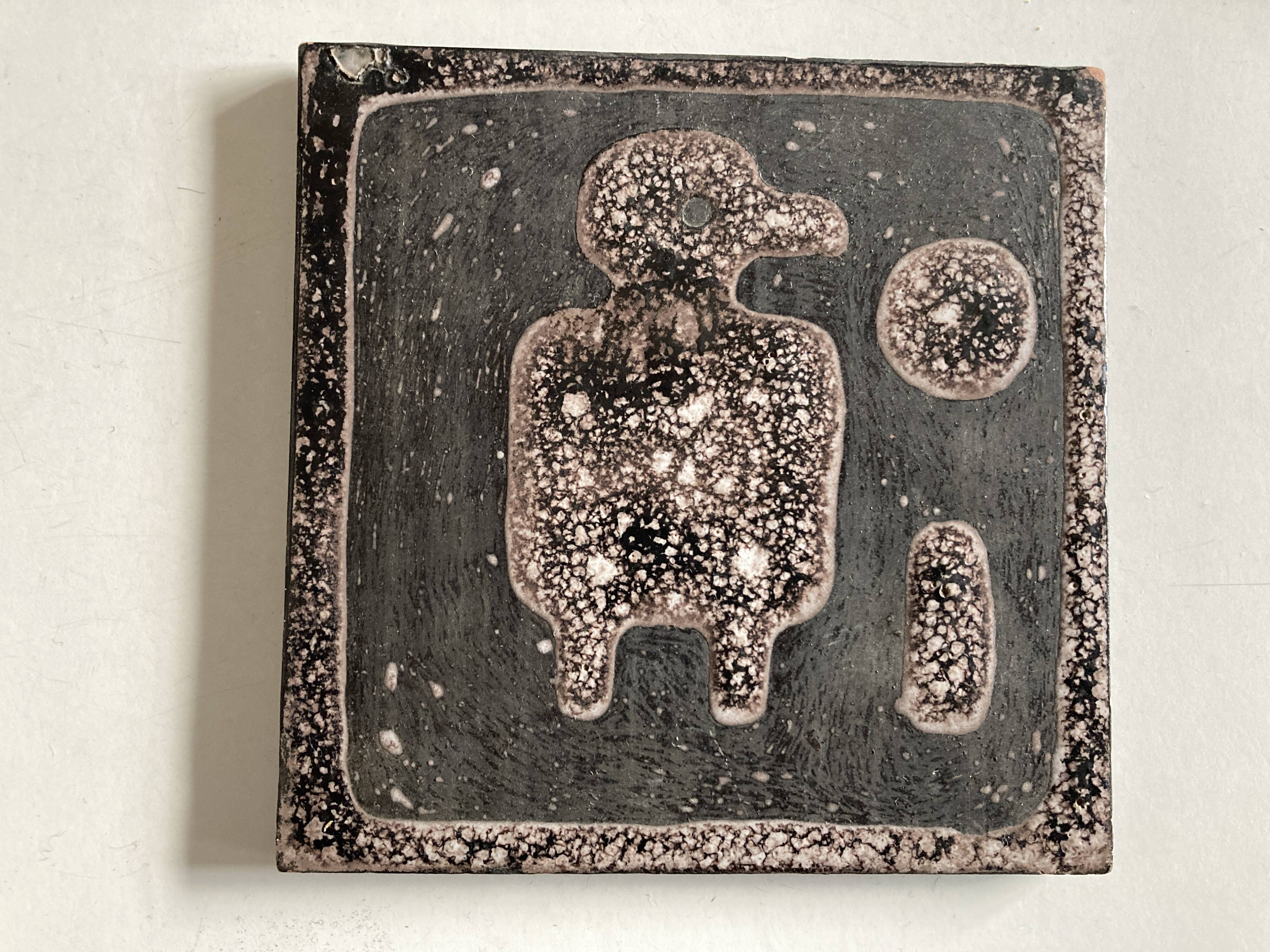 Produit BHV Dessous de plat en céramique de potier 1970s