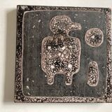 Produit BHV Dessous de plat en céramique de potier 1970s