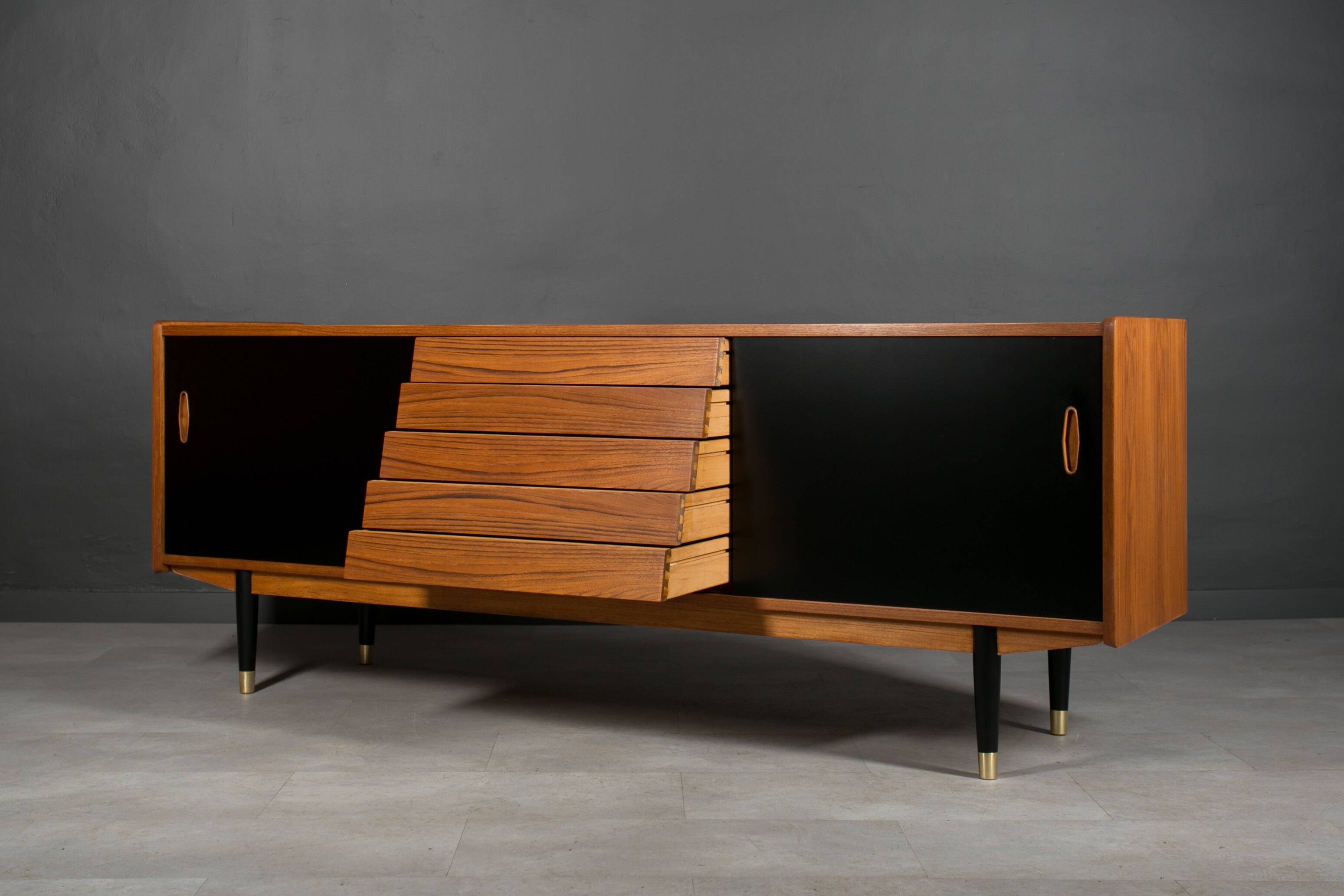 Teak sideboard by Nils Jonsson for PS Heggen, Scandinavian modern, 1960s