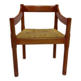 Vintage Carimate chair design by Vico Magistretti