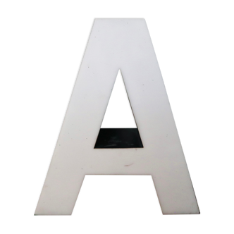 Letter A, old sign letter
