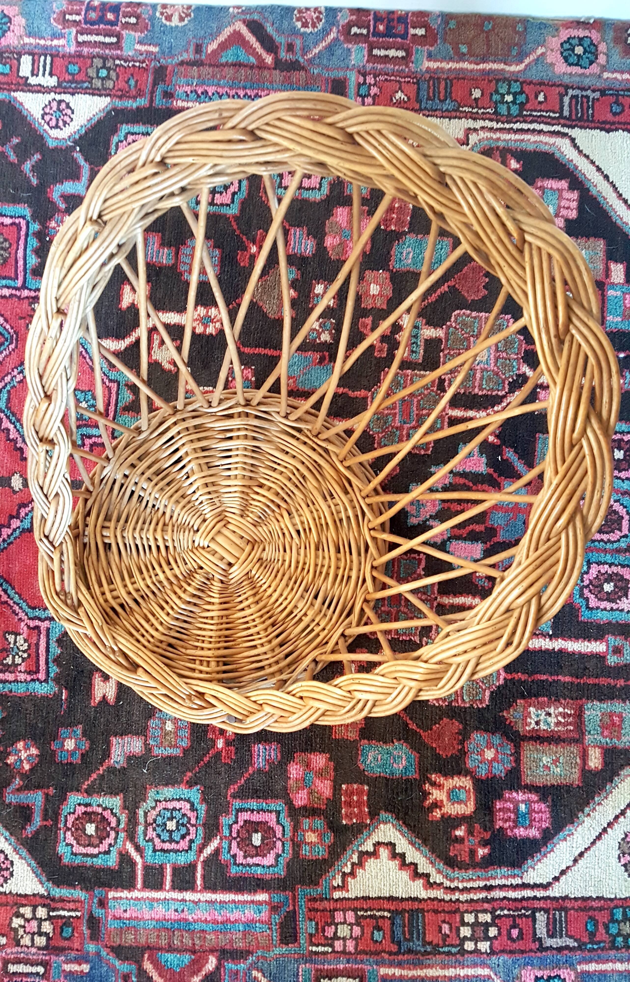 Vintage children's basket chair