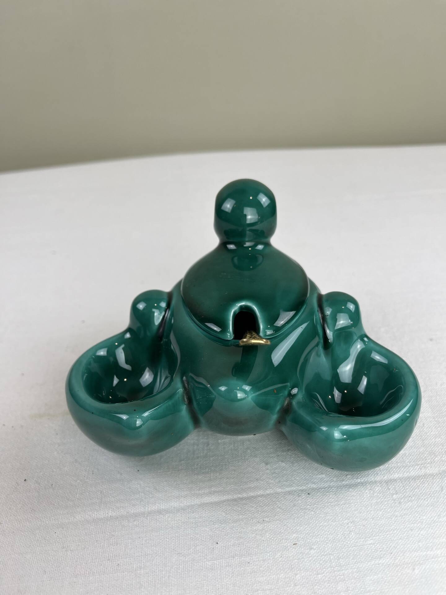 Antique zoomorphic condiment service