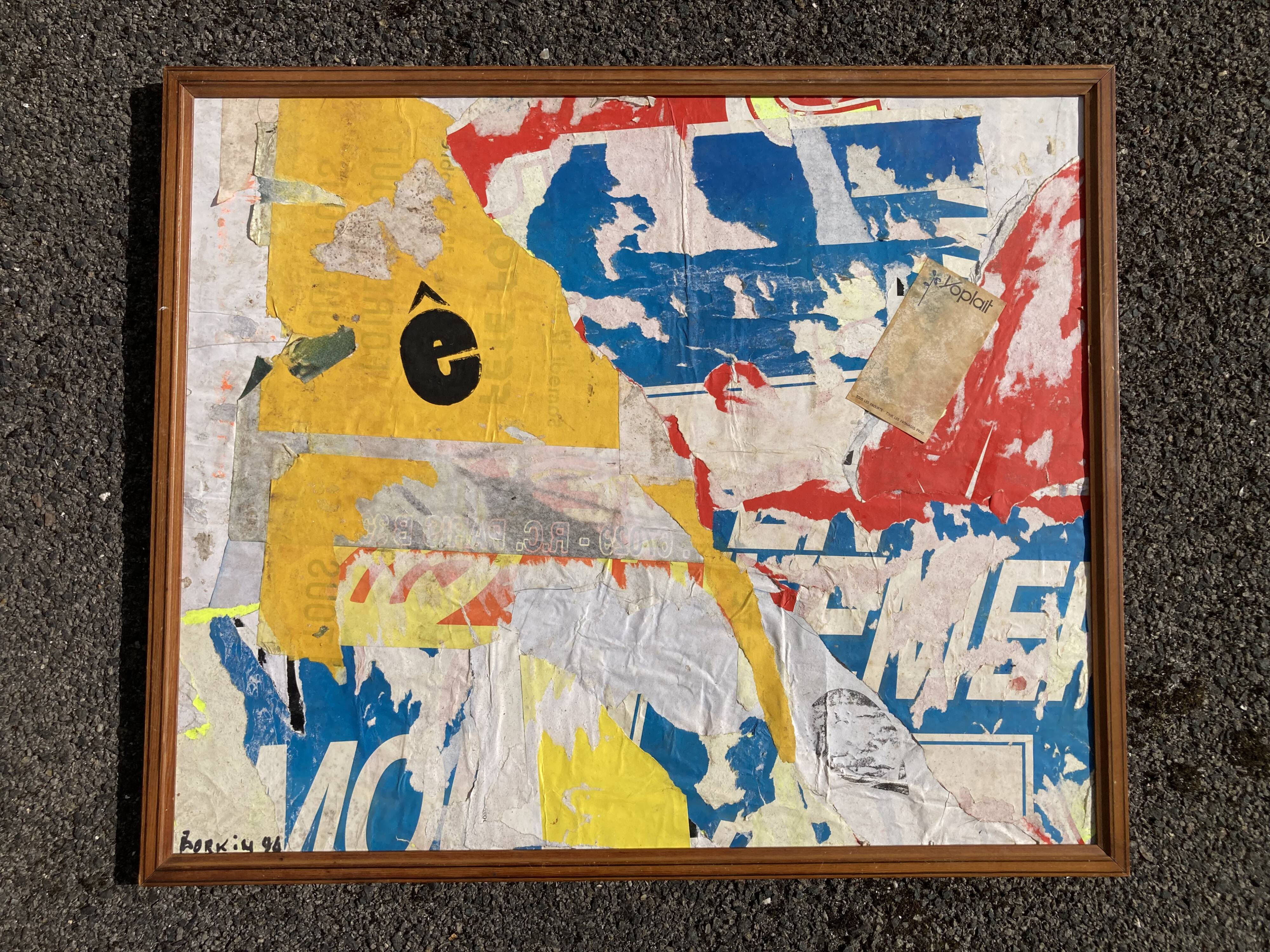 Borkin (born 1932), Collage With Circumflex E