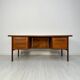 1960s Vintage Freestanding Danish Teak Writing Desk by Peter Løvig Nielsen
