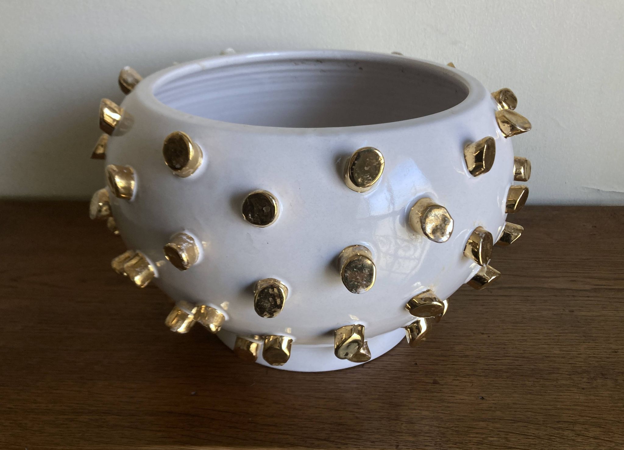 Italian cache-pot XXXL Tronchetto by ND Dolfi Florence for René Veyrat 1960