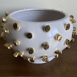 Italian cache-pot XXXL Tronchetto by ND Dolfi Florence for René Veyrat 1960