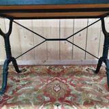 Bistro table in earthenware, designed by Vincent and Élisabeth Portier