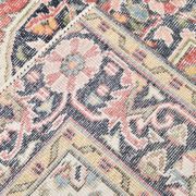 Tapis oriental persan rouge et bleu marine, 207 x 315 cm