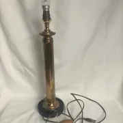 Lamp base in brass and marble - 1970s/1980s