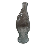 Bouteille pichet en verre poisson carpe vintage