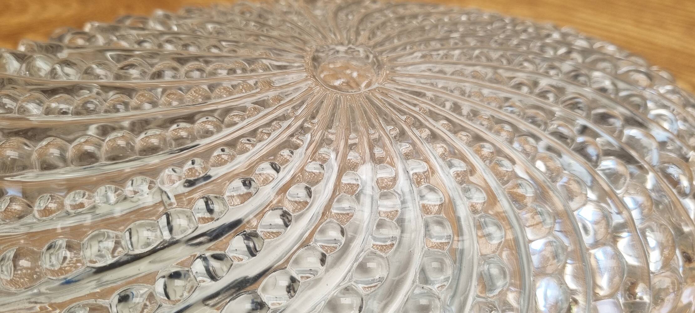 Pair of bubble wall lights with pull, vintage, 70s