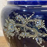 Porcelain pot cache - art deco era - Bleu de Sèvres
