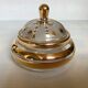 Frosted and gold glass sweet box