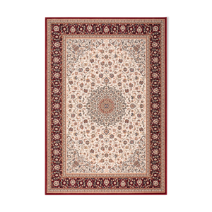 Tapis oriental beige et rouge 160x230cm