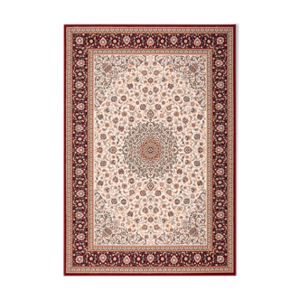 Tapis oriental beige et rouge 160x230cm fika