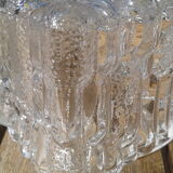 Molded glass ceiling lamp