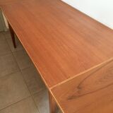 Table extensible en chêne, années 50
