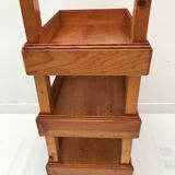 Vintage wooden rolling dessert