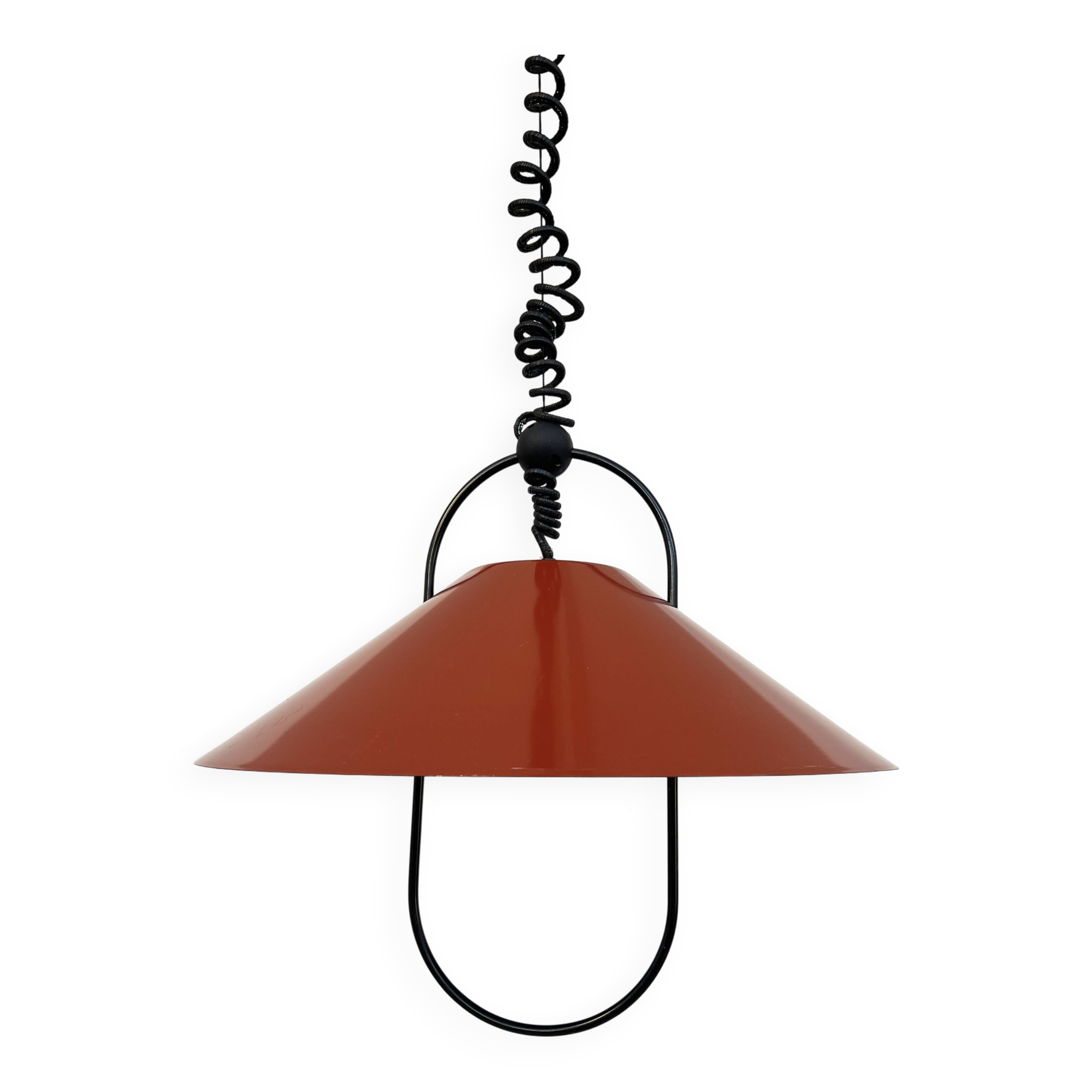 Monte Baisse Lita Suspension – Brick Red – 80's French Design