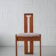 4 'Tellus' chairs in teak designed by Torstein Nilsen for A. Huseby & Co, circa 1980.
