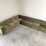 Large U shape modular sofa, 1970s