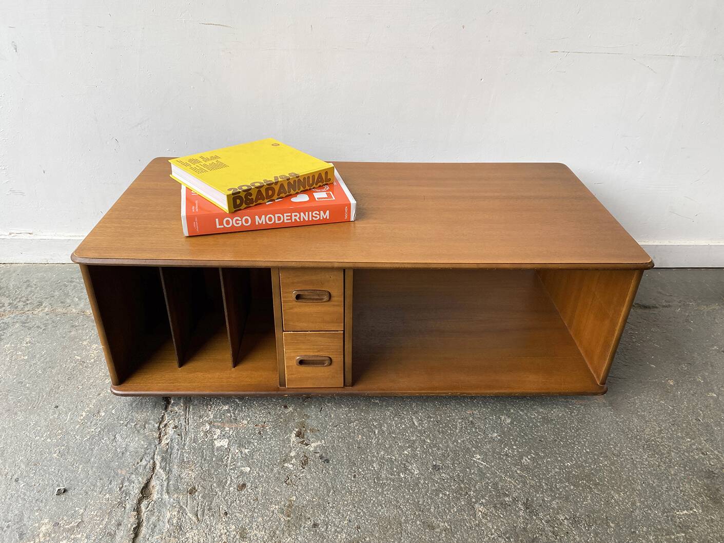 1960/70s Mid-century teak media Unit / TV stand / low cabinet by Meredrew