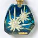 Lampe en résine inclusion de fleurs Edelweiss, 1960